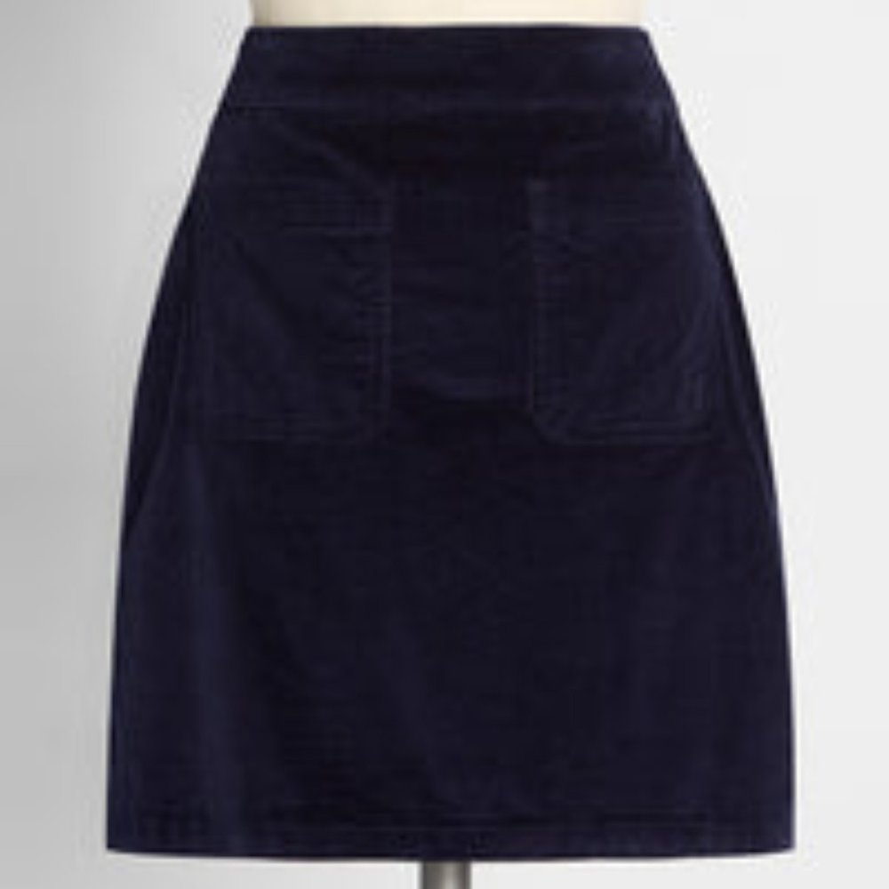 Modcloth Cord Informed Mini Skirt